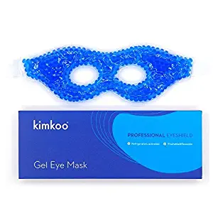 Kimkoo Gel Eye Mask with Flexible Gel Beads &Cool Compress for Puffy Eyes and Dry Eye,Cooling Eye Mask