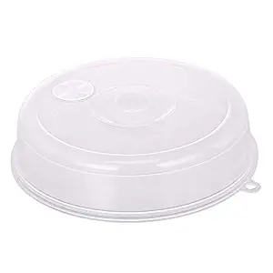 Microwave Plate Cover Lid with Steam Vents Fresh-keeping Bowl Cover Stackable Microwave Splatter Cover Sealing Disk Cover