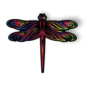 AK Wall Art Dragonfly Bright Colorful - Magnet - Car Fridge Locker - Select Size