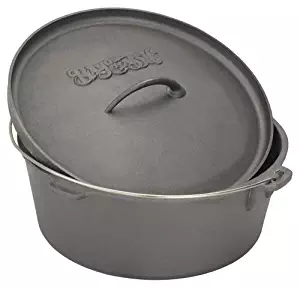 Bayou Classic 7402, 2-Qt. Cast Iron Dutch Oven with Dutch Oven Lid