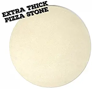 Aura Outdoor Products Extra Thick Pizza Stone - Perfect Crusts and Improved Heat Deflection