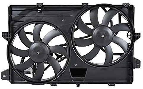 SCITOO Dual Radiator or AC A/C Condenser Cooling Fan Compatible with 2007-2015 Ford Edge Lincoln MKX 3.7L 3.5L