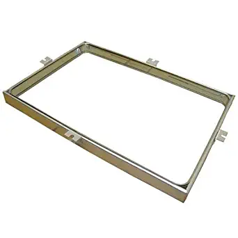 Imperial IMPERIAL 1860 Door Glass 15-3/4 X 23-1/4 Tabs Centered For Oven Icvd Oem 281189