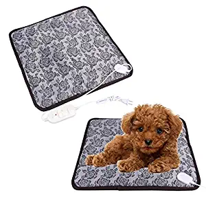 VietFA Houses, Kennels & Pens - Pet Mat Electric Heating Pad Heater Bed Warmer Blanket for Dog Puppy Winter Warm Pet Bed Cat Mat Pet Supplies 1 PCs