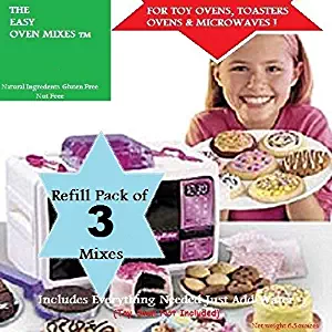 Mojo Stuff Galore Toy Bakery Easy Bake Oven Mixes Refills Super Pack (3 PACK Bundle)