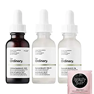 The Ordinary Face Serum Set! Caffeine Solution 5% + EGCG! Hyaluronic Acid 2% + B5! Niacinamide 10% + Zinc 1%! Help Fight Visible Blemishes And Improve The Look Of Skin Texture & Radiance!