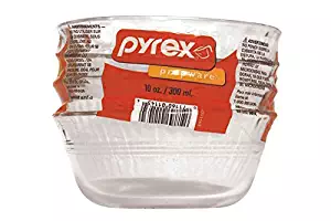 Pyrex Bakeware Custard Cups, 10-Ounce, Set of 4