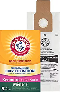 Arm & Hammer (ARMCW) A&H Kenmore Style U, O, L & 5068 Premium 9 Pk Bag