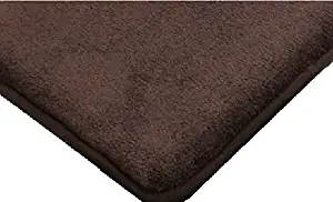 Maxcare Multi-Purpose Extra Large Big 40"X35" Luxury Cooling Memory Foam Coral Fleece Rug Mat for Bathroom/Kitchen/Yoga/Fitness/Playground/Travel or Pet Bed