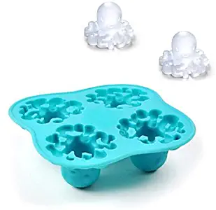 4-Cell DIY Octopus Shaped Ice Tray Mould by Marutshop