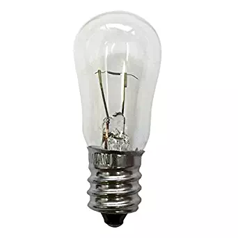 OCSParts WR02X12208 General Electric 6W Refrigerator Light Bulb (2 Pack)