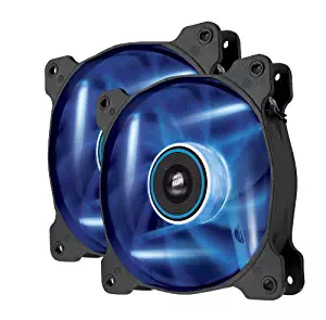 Corsair Air Series AF120 LED Quiet Edition High Airflow Fan Twin Pack - Blue