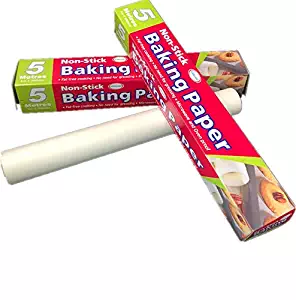 Asellvio Parchment Paper Signature NonStick-Baking Paper Roll Non-Stick Baking (Double Side Silicone Coated 30cm5m)