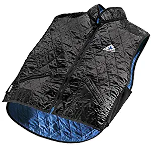 HyperKewl Evaporative Cooling Deluxe Sport Vest,Black,Large