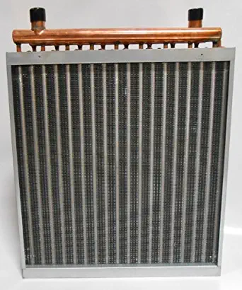 12x24 Water to Air Heat Exchanger Hot Water Coil Outdoor Wood Furnace