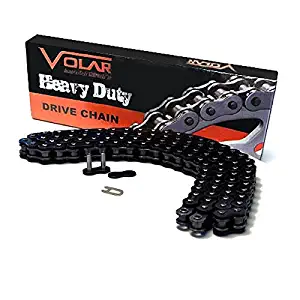 Volar Heavy Duty Chain - Black for 1987-2009 Kawasaki Ninja 500 500R EX500