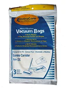 6 Eureka EX Allergy canister Vacuum Bags Excalibur, Home Cleaning System, Oxygen Vacuum Cleaners, 60284, 60284A-12 , 60284B-6, 6798, 6978 , 6982 , 6983 , 6984 , 6993 by EnviroCare