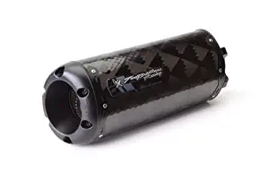 Two Brothers Racing (005-3280407V-B) Black Series M-2 Carbon Fiber Canister Slip-On Exhaust System