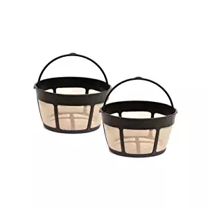 2 Pack Gtf-b Gold Tone Coffee Filter 8-12 Cup Permanent Basket Style