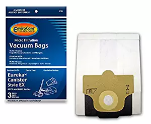 EnviroCare Replacement Vacuum bags for Eureka EX Canisters 3 Pack