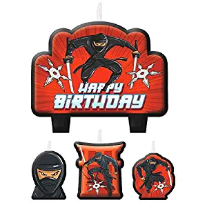 Ninja Birthday Candle Set