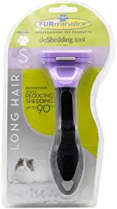 Furminator for Cats Undercoat Deshedding Tool for Cats, Stainless Edge with Fur Ejector