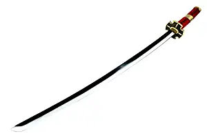 41" Red and Gold Collectible Katana Samurai Sword