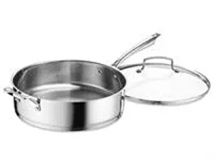 Cuisinart 89336-30H Professional Stainless Saute with Cover, 6-Quart