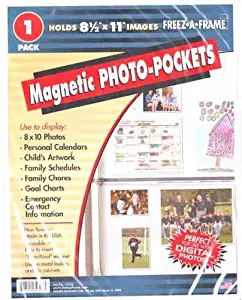 Freez-A-Frame Magnetic 8.5-Inch x 11-Inch Photo Frame