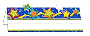 Eureka Back to School Color My World Shooting Star Name Plates for Teachers, 36pc, 9.62 '' W X 6.5'' H