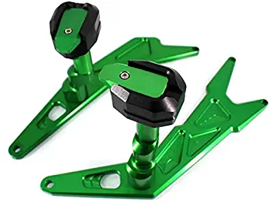 RONGLINGXING Protection Frame Slider Fairing For KAWASAKI NINJA250 NINJA300 2013-2016 NINJA 250 300 Motorcycle Falling Guard Pad Protector (Color : Green)
