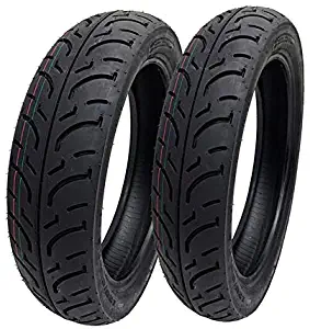 MMG Tire Set Front 100/80-16 Rear 120/80-16, Compatible with Aprilia Scarabeo 125 Ninja 250r Street Performance