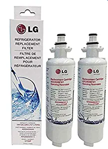 Healthy Water LT700P Refrigerator Water Filter, 2 Pack, White