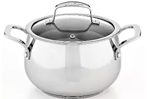 1 X Belgique Stainless Steel Soup Pot, 3 Qt.