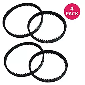 Think Crucial Replacement Belt Parts-Vacuum Belts for Compatible with Bissell ProHeat 2X Models 9200 9300 9400 Series-Pair with Part #203-6688 and #203-6804 - Bulk Pack Sizes-Home,Office Use (4 Pack)