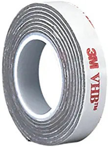 3M VHB Tape RP32 0.25 in Width x 5 yd Length, 1 roll