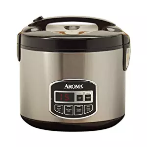 Aroma ARC-960SB 10-Cup Sensor Logic Rice Cooker & Food Steamer