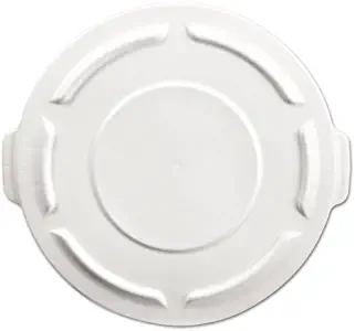 Rubbermaid Commercial - Round Brute Flat Top Lid, 19 7/8 x 1 4/5, White 2619-60 WHI (DMi EA