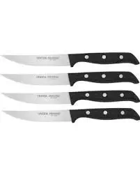 Oneida Steak Knife Set Triple Rivet Handles 4 pack