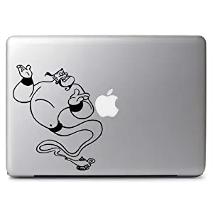 Genie Aladdin lamp Make Wish for MacBook Laptop Car Window Wall Decal Sticker.jpg