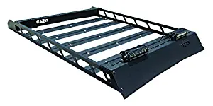 N-Fab T102MRF Textured Black Aluminum Modular Roof Rack Black-T102MRF