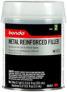 Bondo Metal Reinforced Filler, 90451, 0.7 Pint