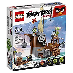 LEGO Angry Birds 75825 Piggy Pirate Ship Building Kit (620 Piece)