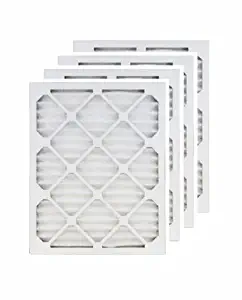 15x25x1 (14.5x24.5) MERV 8 Air Filter/Furnace Filters (6 Pack)