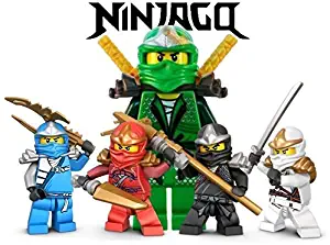 Ninjago Lego Fighting Warriors 1/4 Sheet Edible Photo Birthday Cake Topper Frosting Sheet Personalized Party