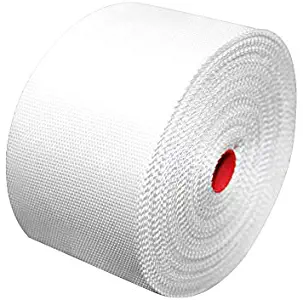 YIKAI Fiberglass Cloth Tape, Glass Fiber Mesh Joint Tape Plain Weave Reinforcement E-Glass Size 4" x 131' (10cm x 40m)