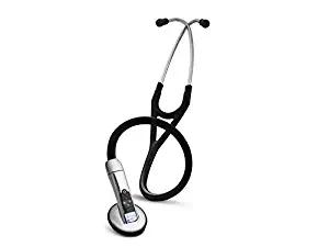3M Littmann 3200BK Electronic Stethoscope with Ambient Noise Reduction and bluetooth technology, Black, 27 inch