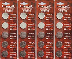 20 Genuine Loopacell CR2032 3v Lithium 2032 Coin Batteries Freshly Packed by Loopacell
