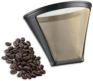 Cuisinart GTF-4 Gold Tone Filter for Cuisinart 4-Cup Coffeemakers, Gold/Black