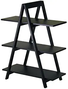 Winsome Wood 20130 Aaron Shelving, Black